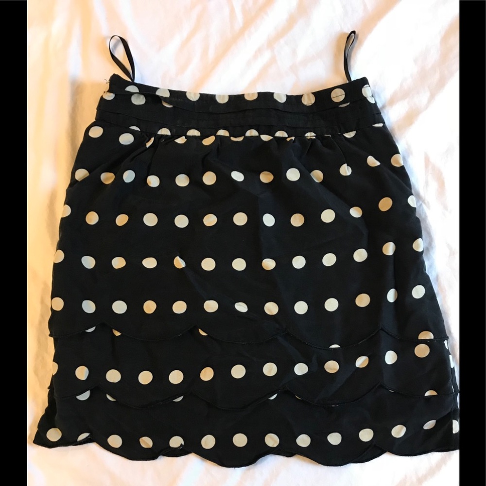 Polka Dot Scallop Skirt